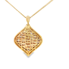 18kt Yellow Gold High Jewelry | 6.20ct Yellow & White Natural Diamonds