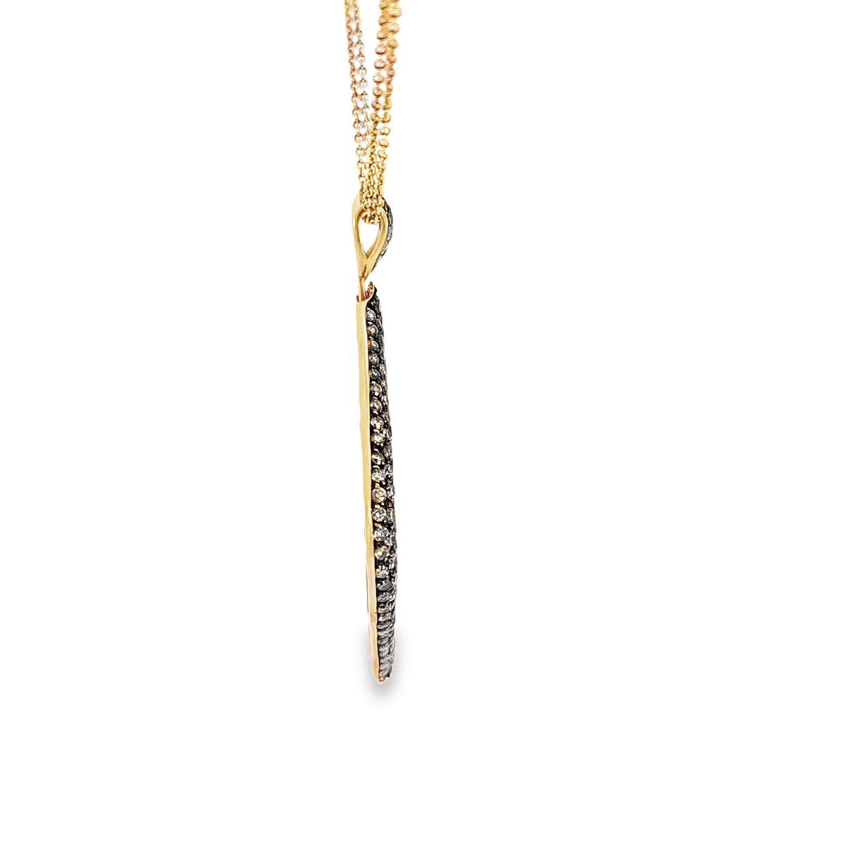 18kt Yellow Gold High Jewelry | 6.20ct Yellow & White Natural Diamonds